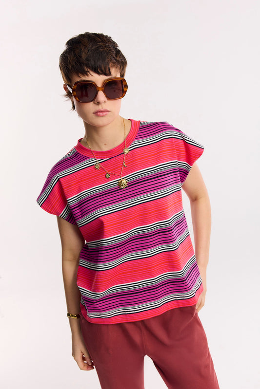 T-shirt a righe Traveller