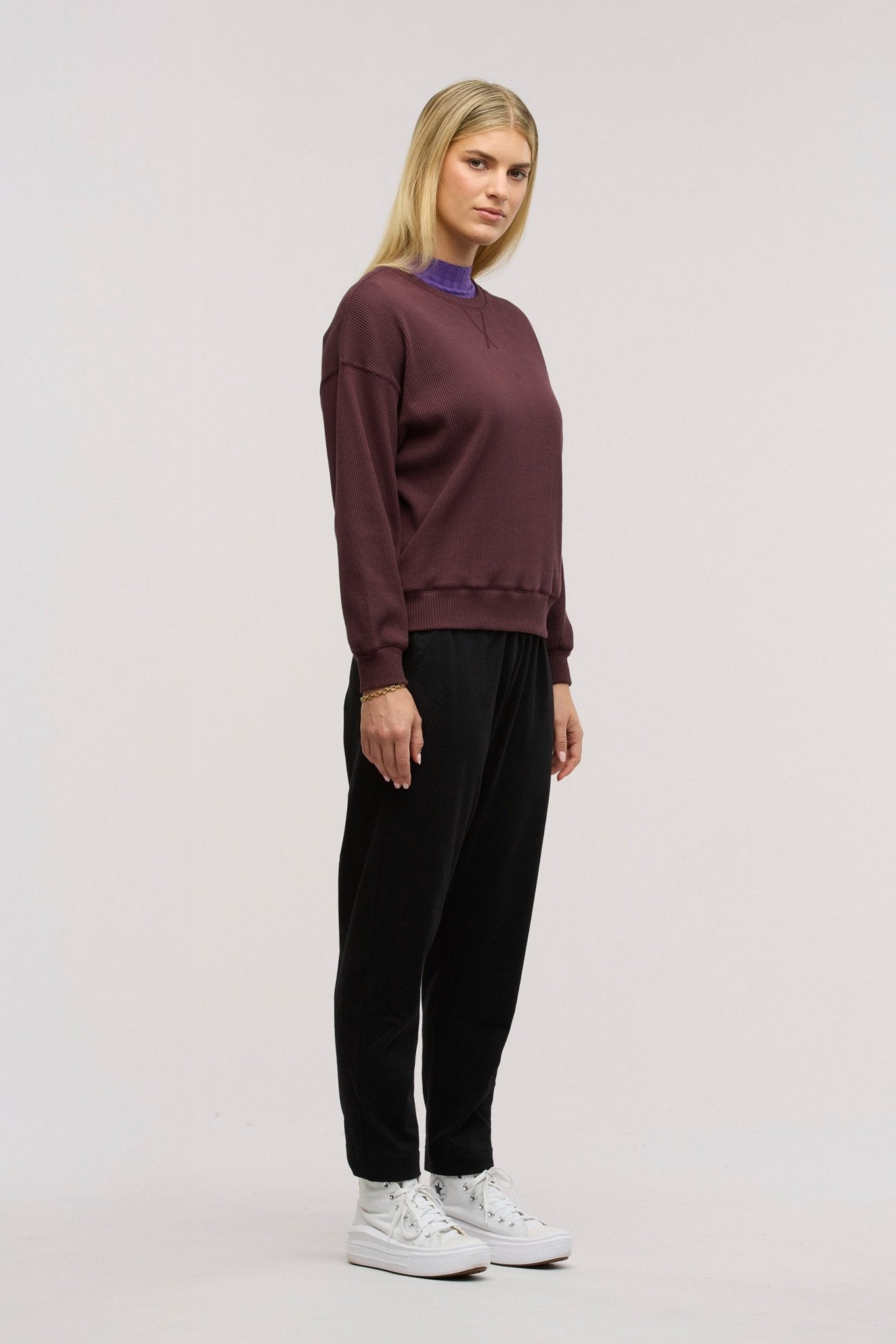 Maglione Traveller Luxe a Costine