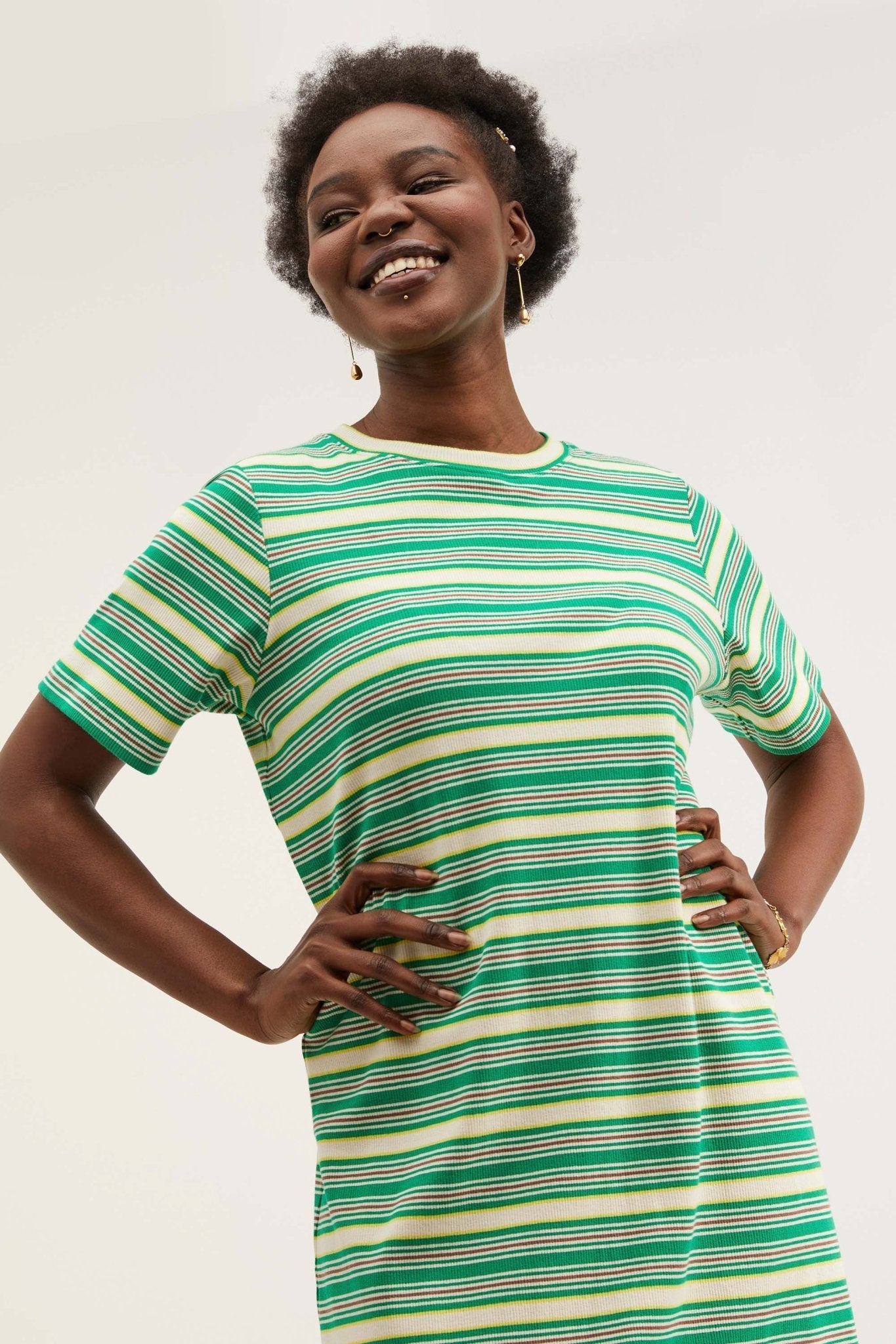 Robe côtelée de voyage