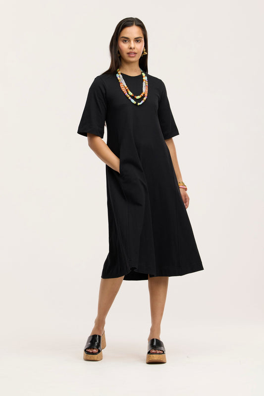 Vestito midi organico Traveller